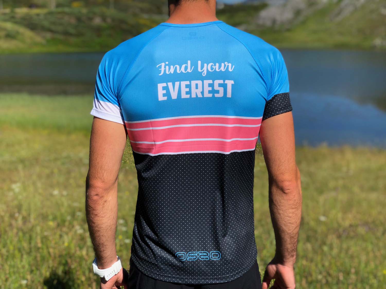 CAMISETA TÉCNICA FIND YOUR EVEREST - Blue & Black - Image 3