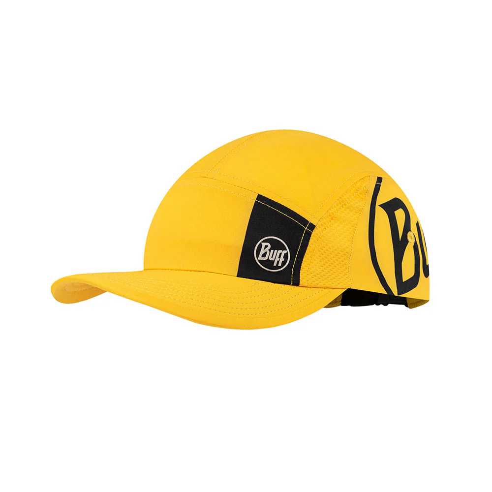 GORRA BUFF 5 PANEL GO - Logo Yellow
